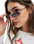 Фото #4 товара AIRE helix narrow metal sunglasses in black