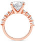 ფოტო #4 პროდუქტის Certified Lab Grown Diamond Engagement Ring (3-1/2 ct. t.w.) in 14k Gold