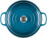 Фото #4 товара le creuset Le Creuset Signature Shallow Casserole round 30cm Deep Teal (21180306422430)