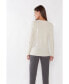 ფოტო #3 პროდუქტის Women's 100% Pure Cashmere Long Sleeve Ava V Neck Pullover Sweater (1571, Orchid, X-Large )