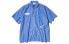ROARINGWILD AW20 咆哮野兽 线下限定 廓形感条纹短袖衬衫 男女同款 深蓝色 / Рубашка ROARINGWILD AW20 Trendy_Clothing Shirt