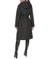 Фото #2 товара Women's Petite Hooded Belted Quilted Coat
