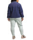 Plus Size Cragmont Snap-Front Fleece Jacket