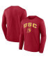 ფოტო #1 პროდუქტის Men's Cardinal USC Trojans Campus Long Sleeve T-shirt