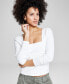 ფოტო #3 პროდუქტის Women's Square-Neck Long-Sleeve Top, Created for Macy's