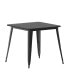 Фото #2 товара Dryden Indoor/Outdoor Dining Table, 31.5" Square All Weather Poly Resin Top With Steel Base