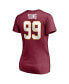 Фото #2 товара Women's Chase Young Burgundy Washington Football Team Player Icon Name and Number V-Neck T-shirt