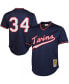 Фото #4 товара Men's Kirby Puckett Navy Minnesota Twins 1985 Authentic Cooperstown Collection Mesh Batting Practice Jersey