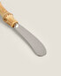 Butter knife with bamboo handle