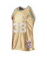 Men's Larry Bird Gold Boston Celtics 75th Anniversary 1985-86 Hardwood Classics Swingman Jersey