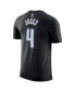 Фото #4 товара Men's Jalen Suggs Black Orlando Magic Icon 2022/23 Name and Number T-shirt