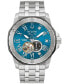 ფოტო #1 პროდუქტის Men's Automatic Marine Star Marc Anthony Stainless Steel Bracelet Watch 45mm