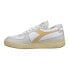 Фото #6 товара Diadora Mi Basket Row Cut Lace Up Mens Beige, Grey, White Sneakers Casual Shoes