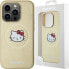 Фото #5 товара Sourcing Hello Kitty HKHMP15LPGHCKD iPhone 15 Pro 6.1" gold/gold hardcase Leather Kitty Head MagSafe