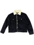 Фото #1 товара Levis Womens Ex-Boyfriend Corduroy Sherpa Trucker Jacket Black 361370056