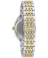 ფოტო #3 პროდუქტის Women's Classic Two Tone Stainless Steel Bracelet Watch 30mm, A Macy's Exclusive Style
