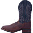 Фото #3 товара Dan Post Boots Winslow Embroidered Square Toe Cowboy Mens Blue, Brown Casual Bo
