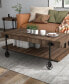 Фото #9 товара Luther 2 Piece Steel Industrial Coffee End Table Set