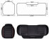 Фото #7 товара HONCENMAX Soft Car Seat Cover Cushion Pad Mat Protector for Car Accessories for Saloon Hatchback SUV [Without Backrest] - 2 Front Seat Covers and 1 Rear Seat Cover