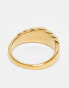 Lost Souls stainless steel multi dome ring in gold