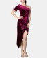 Фото #1 товара Brittany Xavier X Inspr Velvet One Shoulder Dress Berry XS