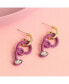 ფოტო #3 პროდუქტის Women's Abstract Drop Earrings