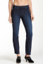Фото #1 товара NYDJ Womens Alisha Embellished Fitted Ankle Straight Leg Jeans Navy Size 2/36