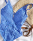 ფოტო #4 პროდუქტის Women's Crochet Plunging One-Piece Keyhole Swimsuit