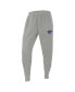 Фото #1 товара Men's Pewter Kansas State Wildcats Changeover Club Fleece Jogger Pants