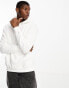 Pull&Bear hoodie in white Белый, S - фото #1