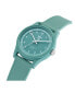 ფოტო #4 პროდუქტის Unisex Solar Project One Green Resin Strap Watch 39mm