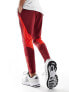 Фото #5 товара adidas Football Manchester United tracksuit joggers in burgundy