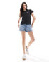 Levi's perfect t-shirt with lemon logo back print in black Черный, M - фото #4