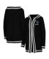 Фото #1 товара Women's Black Kentucky Wildcats One More Round Tri-Blend Striped Cardigan Sweater