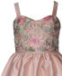 ფოტო #3 პროდუქტის Big Girls Double-High-Low Faux-Corset Dress