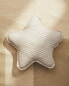 Children's muslin star cushion