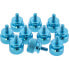 InLine Thumbscrews for enclosures - aluminium - blue - 10pcs. pack