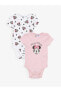 Фото #1 товара Боди LCW baby с коротким рукавом, с принтом Minnie Mouse для девочек, детская одежда 2 шт.
