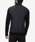 ფოტო #3 პროდუქტის Men's Sherpa Lined Mixed Media Knit Sweater