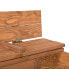 Holz-Sandkasten mit Bank 120x120cm