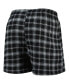 Men's Black, Gray Chicago White Sox Ledger Flannel Boxers