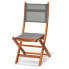 Фото #2 товара CHILLVERT Napoles FSC Eucalyptus And Fabric Folding Chair 50.65x49.6x93.2 cm