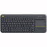 Logitech Wireless Touch Keyboard K400 Plus - Mini - Wireless - RF Wireless - QWERTY - Black