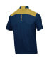 ფოტო #3 პროდუქტის Men's Navy Notre Dame Fighting Irish Motivate Half-Zip Jacket