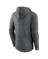 ფოტო #2 პროდუქტის Men's Heather Charcoal Vegas Golden Knights Stacked Long Sleeve Hoodie T-shirt