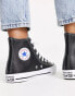 Фото #2 товара Converse Chuck Taylor Hi trainers in black leather