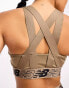 New Balance relentless sports bra in brown