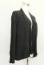 Jons New York Women's New Open Front Cardigan Charcoal Heather Size M