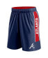 Men's Navy Atlanta Braves Win The Match Defender Shorts