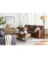 Фото #7 товара Brayna 65" Classic Leather Loveseat, Created for Macy's